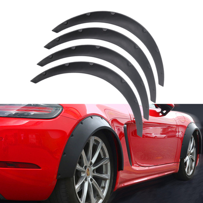 Universal Car Refit 4pcs Car Mud Flaps Flexible Mud Splash Guards Mud Flaps Shock Absorber Flares Extra Wide Body Wheel Arches