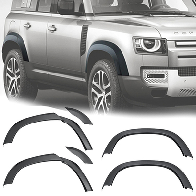 Durable 4x4 Matte Black Car Front Rear Wheel Arch Fender Flares For Land Rover Defender 2020 2021